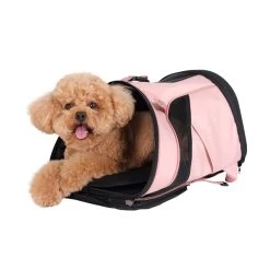 Honden Rugzak Ibiyaya Ultralight Backpack Carrier – Coral Pink - Gratis Verzending -Hondenbenodigdheden 00c8b2a4c0a6762e964b13a502aad3cac74a4d73
