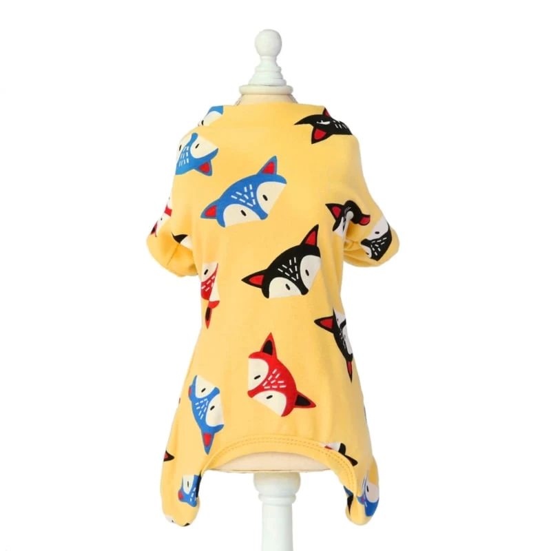 Hondenpyjama Vos Geel - Large - Ruglengte 30 Cm - In Voorraad 3 Hondenpyjama Vos Geel - Large - Ruglengte 30 Cm - In Voorraad