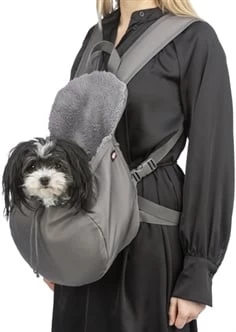 TRIXIE HONDENTAS BUIKDRAGER MOLLY GRIJS 25X17X38 CM- In Voorraad