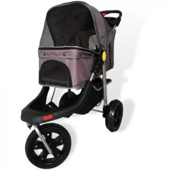 TOPMAST ALL TERRAIN BIG WHEELS - INKLAPBARE HONDENBUGGY - BRUIN- Gratis Verzending