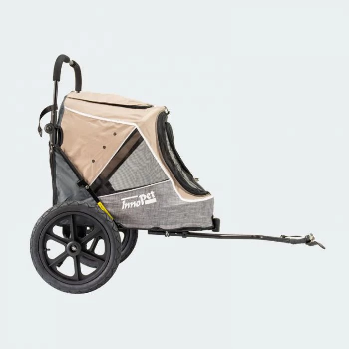 INNOPET SPORTY EVOLUTION - LATTE -Fietskar En Buggy In 1-Gratis Verzending 4 INNOPET SPORTY EVOLUTION - LATTE -Fietskar En Buggy In 1-Gratis Verzending - Afbeelding 2
