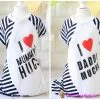 Honden Pajama I Love Daddy - Small - Ruglengte 25 Cm - In Voorraad