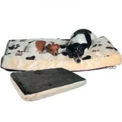 TRIXIE HONDENKUSSEN GINO POOT PRINT BEIGE 120X75 CM - IN VOORRAAD- GRATIS VERZENDING