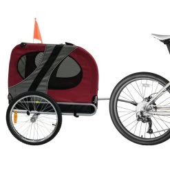 HONDENFIETSKAR ORIGINAL OPVOUWBAAR ROOD- LARGE - Gratis Verzending -Hondenbenodigdheden 28562ae1ab540a8adcac4fea3925c71658a0013d