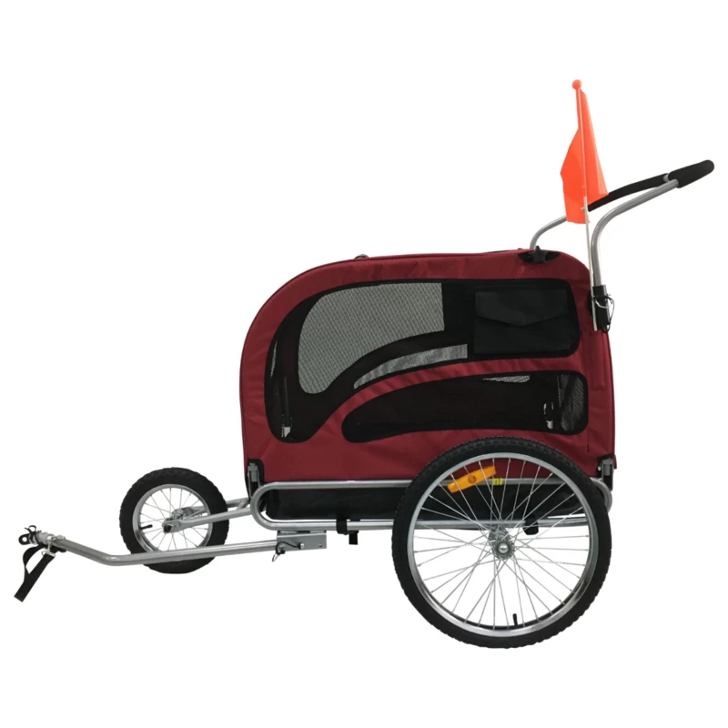 HONDENFIETSKAR ORIGINAL JOGGEROPVOUWBAAR - ROOD XL - Gratis Verzending 4 HONDENFIETSKAR ORIGINAL JOGGEROPVOUWBAAR - ROOD XL - Gratis Verzending - Afbeelding 2