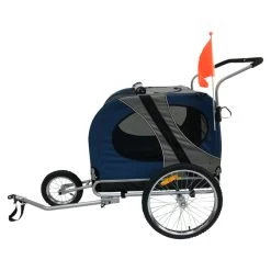 TOPMAST EASY FLOW HONDENFIETSKAR MET JOGGER FUNCTIE - OPVOUWBAAR - BLAUW- LARGE- Gratis Verzending -Hondenbenodigdheden 4dd7175fb1cf78db5c866587056e36d45f0ce122
