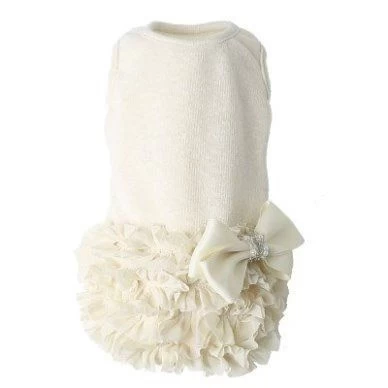 Puppy Angel Luxury Frilled Dress Ivory - Small - Ruglengte 22 Cm - In Voorraad - Gratis Verzending 3 Puppy Angel Luxury Frilled Dress Ivory - Small - Ruglengte 22 Cm - In Voorraad - Gratis Verzending
