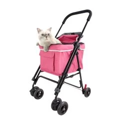 Hondenbuggy Ibiyaya Astro Go Lite Pet Stroller Pink - Tot 8 Kg - Gratis Verzending -Hondenbenodigdheden 57cf7af404657b87da740cff1f3166db67cc1726