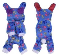 Hondenpak Fleece Paw Blauw - Medium - Ruglengte 30 Cm - In Voorraad -Hondenbenodigdheden 5e9b3c698e7ddfcca5393748e16445a6ffefb502