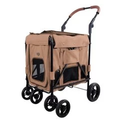 Ibiyaya – Hondenbuggy Gentle Giant Pet Wagon Dirty Peach - Gratis Verzending