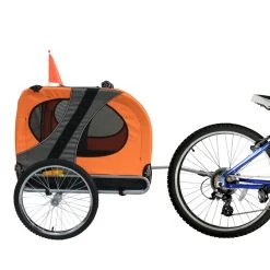 HONDENFIETSKAR ORIGINAL OPVOUWBAAR ORANJE - LARGE-Gratis Verzending -Hondenbenodigdheden 69b2ef4df3e6d11892a87b40a8183e849dec24bb