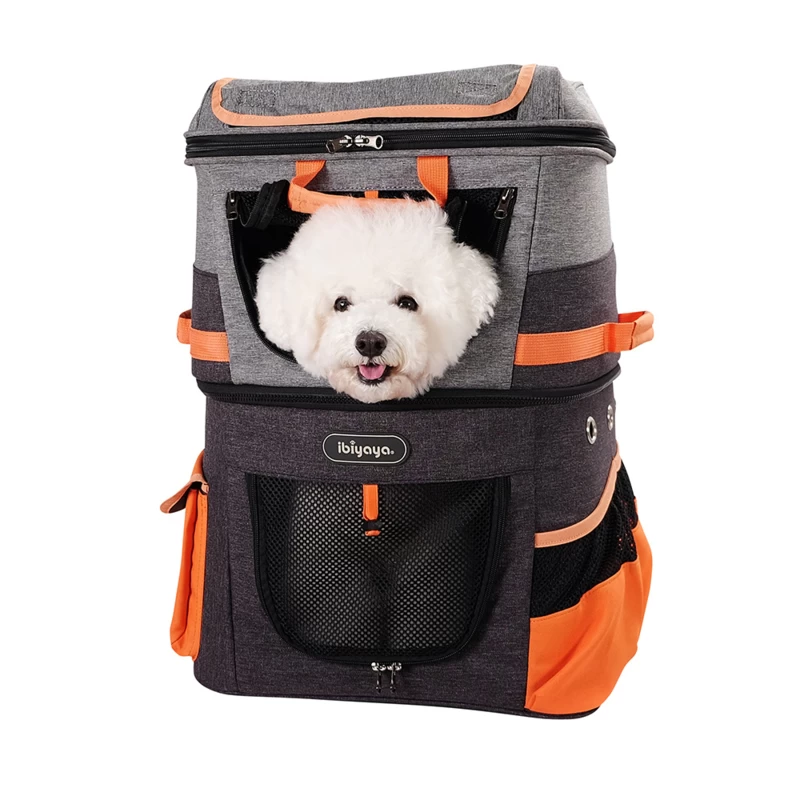 IBIYAYARugzak Two Tier Backpack Orange - Gratis Verzending 4 IBIYAYARugzak Two Tier Backpack Orange - Gratis Verzending - Afbeelding 2