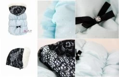 Hondenjas Pretty Pet Lace Coat Baby Blauw Medium - Ruglengte 28 Cm - In Voorraad -Hondenbenodigdheden 714a6226ed41ea26b515d9eb30ee3710db664521