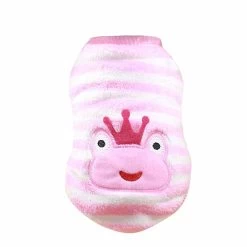 Hondentrui Fleece Roze Cartoon Kikker XXS - Ruglengte 15 Cm-In Voorraad