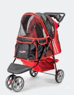 INNOPET BUGGY ALL TERRAIN ROOD/ZWART - Gratis Verzending