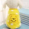 Hondentrui Fleece Geel Cartoon - Maat XS - Ruglengte 20 Cm -In Voorraad