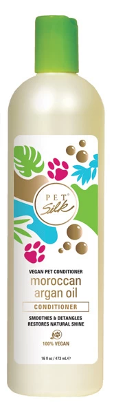 PET SILK Moroccan Argan Oil Conditioner 473 Ml - Droge Vacht