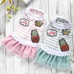 Hondenjurkje Fruit Groen - Large -Ruglengte 30 Cm - In Voorraad