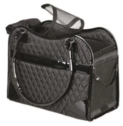 Hondendraagtas Trixie Amina Zwart 37X29X18 CM - Gratis Verzending - In Voorraad