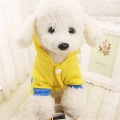 Hondenjumpsuit Geel Cartoon - Maat XS - Ruglengte 20 Cm - In Voorraad -Hondenbenodigdheden 9359fce9b07ce6bb76221187167a745e136e17e2