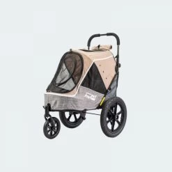 INNOPET SPORTY EVOLUTION - LATTE -Fietskar En Buggy In 1-Gratis Verzending