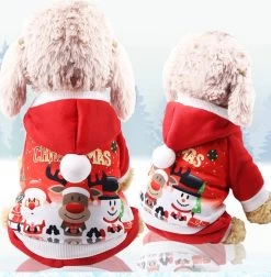 Hondenpakje Kerst- Maat XS - Ruglengte 20 Cm - In Voorraad