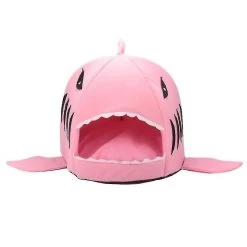 Hondenmand Roze Haai Met Uitneembaar Kussen50x48 Cm - Gratis Verzending - In Voorraad