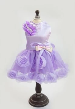 Hondenjurkje Nikki Paars - Large - Ruglengte 30 Cm - In Voorraad