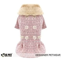 Hondenjas IsPet Koko Wolmix Roze Small - Ruglengte 23-25 Cm - In Voorraad