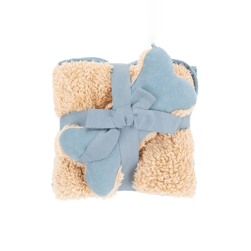 Scruffs Cosy Blanket & Toy Cadeauset Blauw 4 Scruffs Cosy Blanket & Toy Cadeauset Blauw - Afbeelding 2