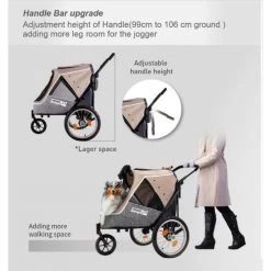 INNOPET SPORTY EVOLUTION - LATTE -Fietskar En Buggy In 1-Gratis Verzending -Hondenbenodigdheden c78ed09e6cc374e0cb5c1889738de5a5b5a280e1 1