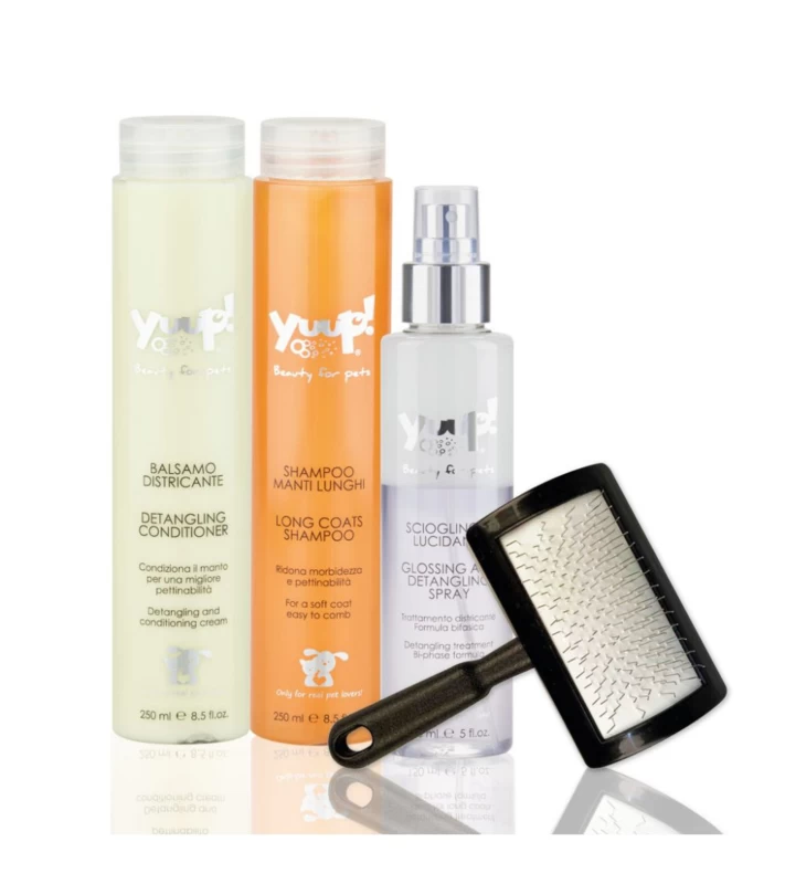 Yuup! Verzorgingsset Voor Lange Vachten 3 Yuup! Verzorgingsset Voor Lange Vachten