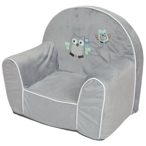 Sofa Uil Grijs 50x51x36 Cm 2 Sofa Uil Grijs 50x51x36 Cm