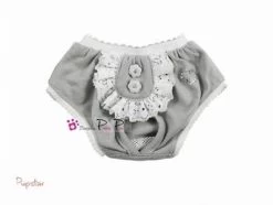 Loopsheidbroekje Grijs Pretty Pet Small - Taille 24-36 Cm - In Voorraad