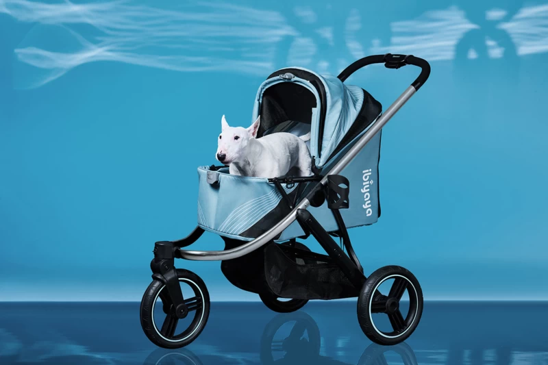Ibiyaya – Hondenbuggy The Beast Pet Jogging Stroller Flash Gray - Gratis Verzending 8 Ibiyaya – Hondenbuggy The Beast Pet Jogging Stroller Flash Gray - Gratis Verzending - Afbeelding 6